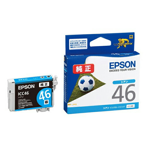 乐天商城 - エプソン EPSON 純正 インクカートリッジ ICC46 シアン 送料無料