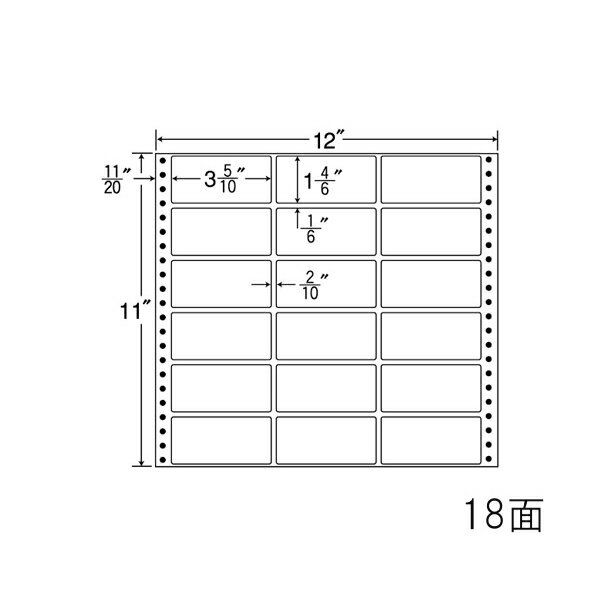 Rakuten - ナナラベル M12P ナナフォームM 18面3×6 500シート