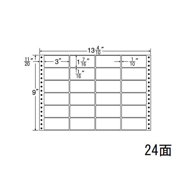 ナナラベル MH13C ナナフォームM 24面4×6 500シート