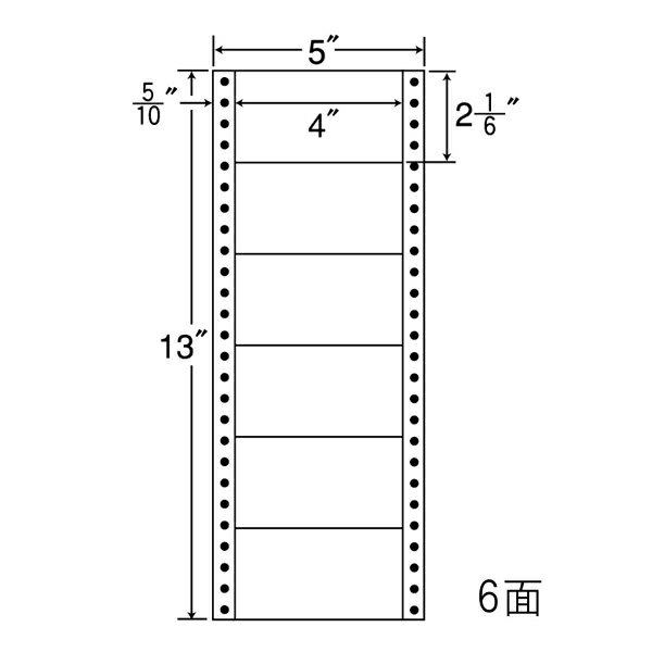 Rakuten - ナナラベル MM5J ナナフォームM 6面1×6 1000シート