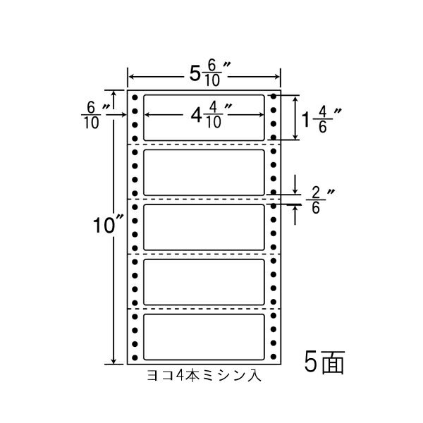 Rakuten - ナナラベル MM5S ナナフォームM 5面1×5 1000シート