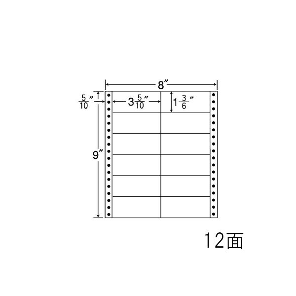 Rakuten - ナナラベル MM8C ナナフォームM 12面2×6 500シート
