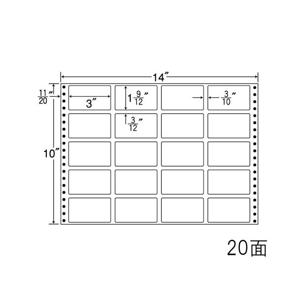Rakuten - ナナラベル MT14J ナナフォームM 20面4×5 500シート