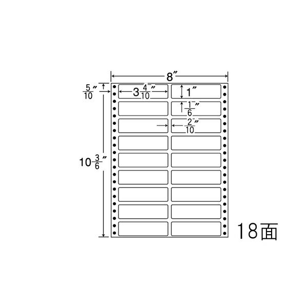 Rakuten - ナナラベル MT8H ナナフォームM 18面2×9 500シート