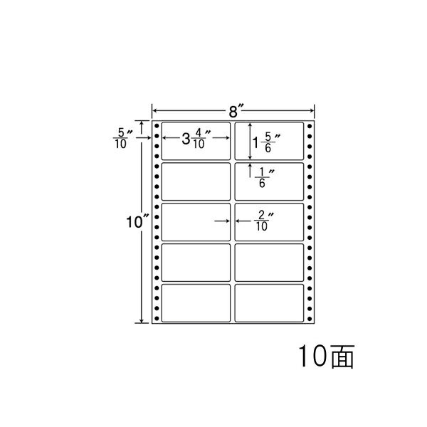 Rakuten - ナナラベル MT8I ナナフォームM 10面2×5 500シート
