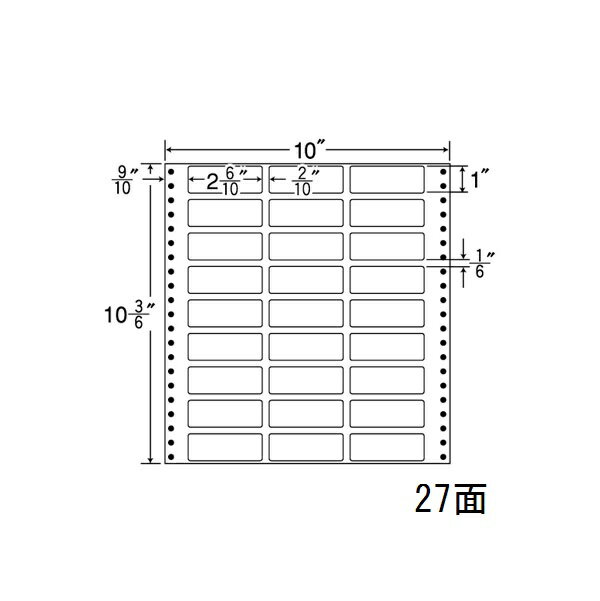 乐天商城 - ナナラベル MX10C ナナフォームM 27面3×9 500シート