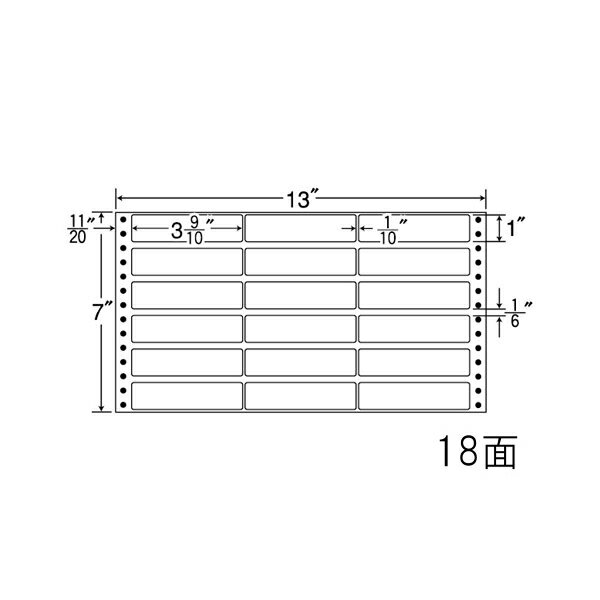 Rakuten - ナナラベル MX13V ナナフォームM 18面3×6 1000シート