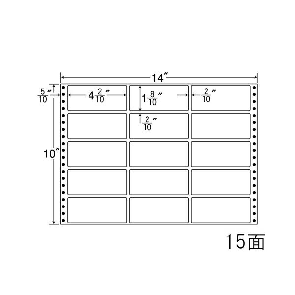 Rakuten - ナナラベル MX14E ナナフォームM 15面3×5 500シート