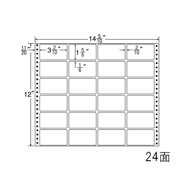 乐天商城 - ナナラベル MX14G ナナフォームM 24面4×6 500シート