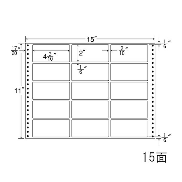 Rakuten - ナナラベル MX15R ナナフォームM 15面3×5 500シート