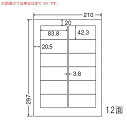 ナナラベル WP01203 ワールドプライスラベル12面 500シート