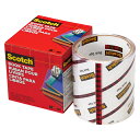 【2set】 3M スコッチ 透明ブックテープ 厚手 101.6mm×13.7m 845 101 製本テープ スリーエム Scotch