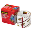 【2set】 3M スコッチ 透明ブックテープ 厚手 76.2mm×13.7m 845 76 製本テープ スリーエム Scotch