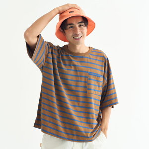 tシャツ メンズ NANGA ナンガ レディース 半袖 Tシャツ レディース　無地 速乾　吸汗 ECO HYBRID LOOSE FIT BORDER TEE/エコハイブリッド ルーズフィットティー(ユニセックス)