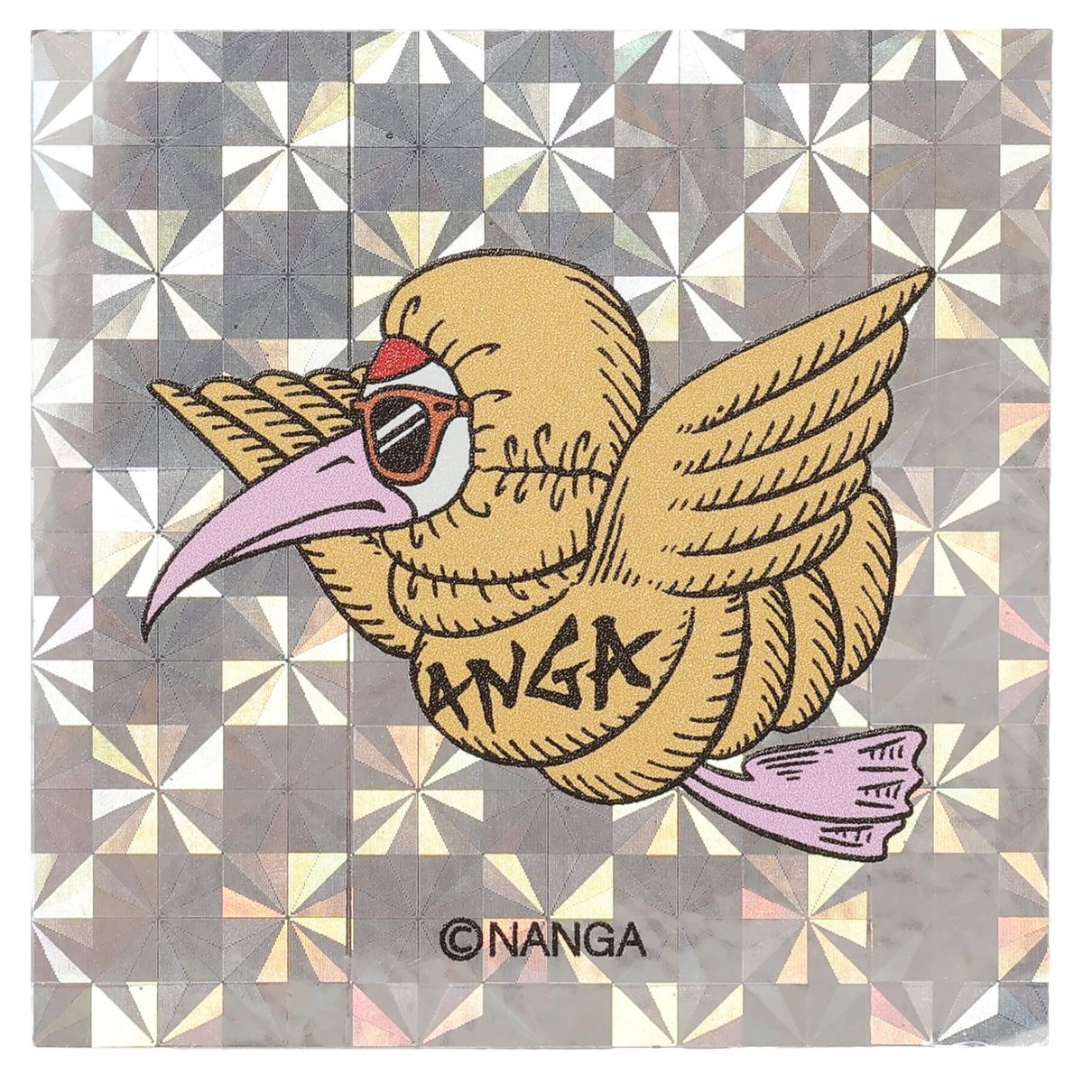 【公式】ナンガ NANGA HOLOGRAPHIC GAAACY SQUARE STICKER / ホログラフィックガーシースクエアステッカー