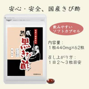 【送料無料】熟成黒きび酢 【約1ヵ月分】グリシンが特徴！香酢や黒酢とも違うきび酢アミノ酸のお酢のサプリ【k1】【s】【m2】