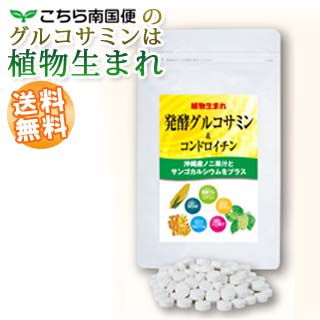 【送料無料】植物生まれの発酵グルコサミン＆コンドロイチンヒアルロン酸やMSMとも相性good【s】【 ...