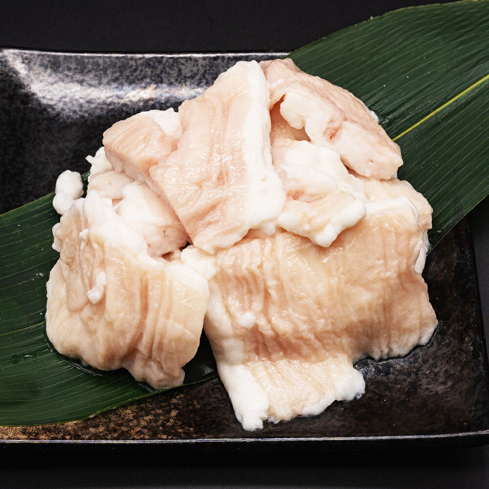 シマチョウ約500g・1kg・2kg・3kg前後　タレ無　焼肉 BBQ 焼くだけ簡単　ホルモン　脂　キャンプ飯　牛肉　肉　お好みの味付けで　塩コショウで 約3×4cmカット 一口用 naniwa-umaimon-10000179 なにわ旨いもん倶楽部 サンプル画像3