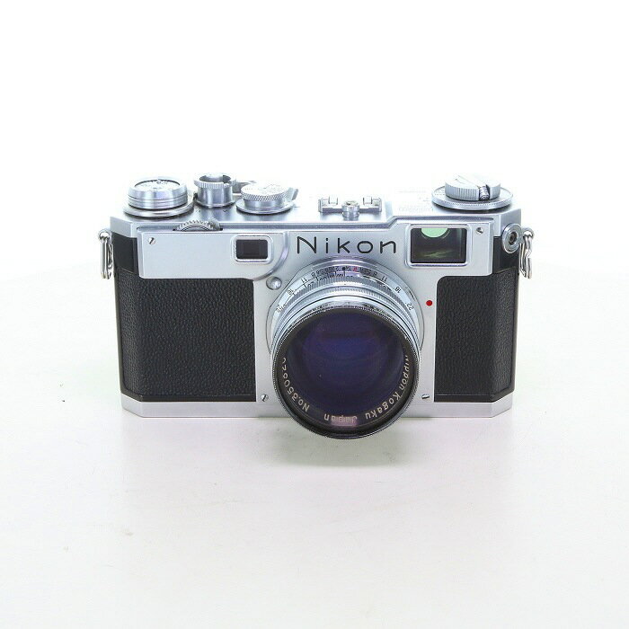 【中古】 (ニコン) Nikon S2 (前期)クローム 50/1.4付【中古カメラ レンジファインダー】 ランク：B