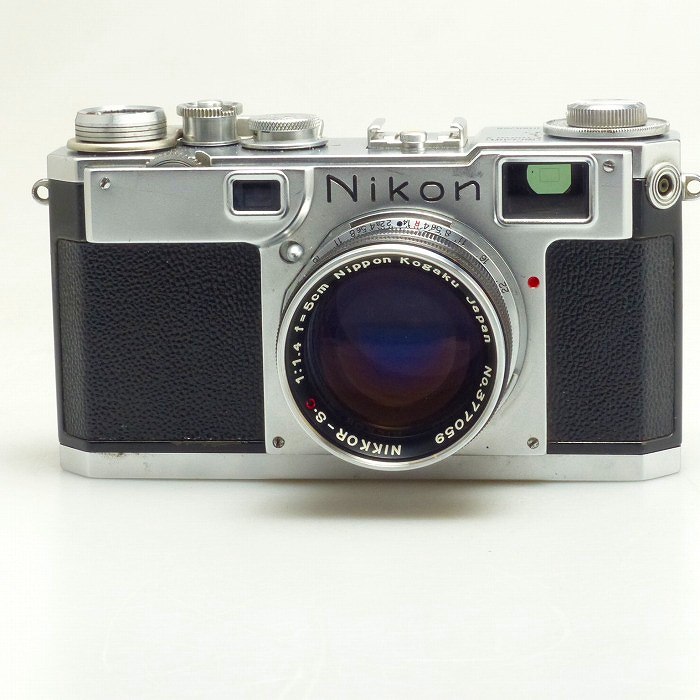 【中古】 (ニコン) Nikon S2＋NIKKOR-S・C 50/1.4【中古カメラ レンジファインダー】 ランク：B