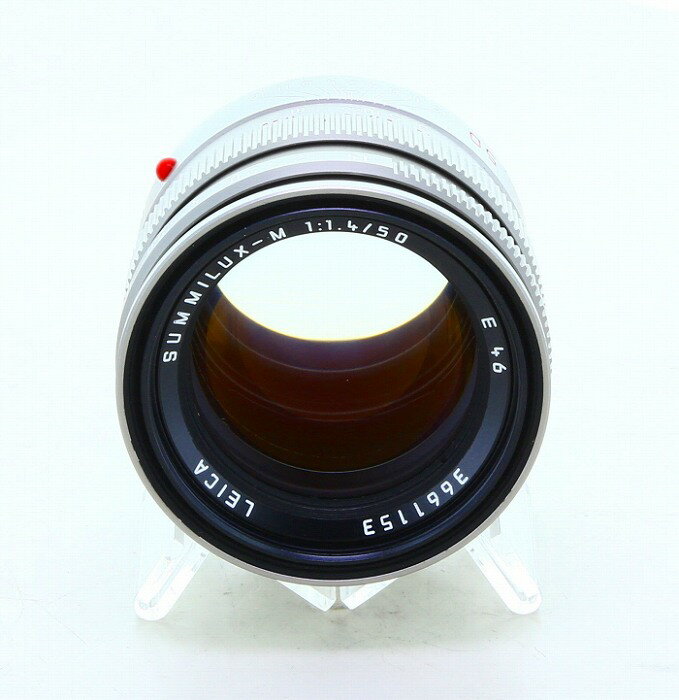 【中古】 (ライカ) Leica ズミルックス M50/1.4 フード組込 チタン【中古レンズ レンジファインダー用..