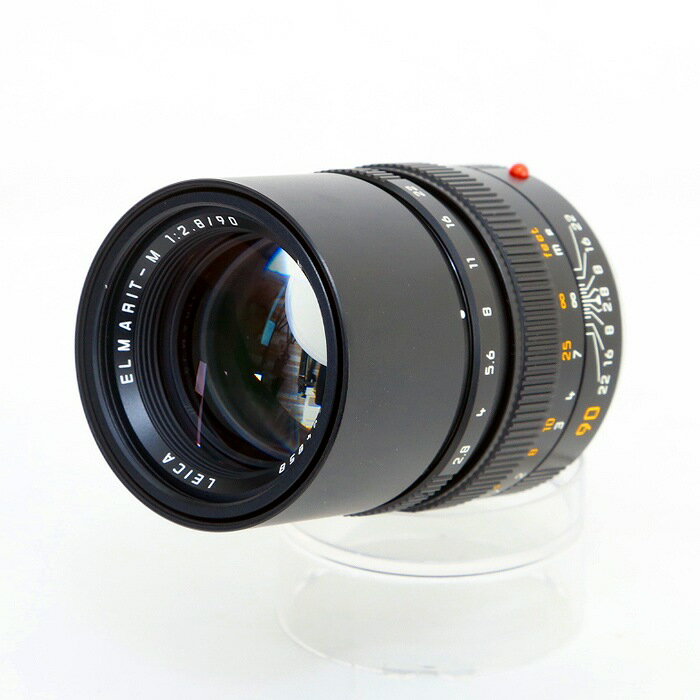 【中古】 (ライカ) Leica エルマリート M90mm F2.8 フード組込 ブラック【中古レンズ レンジファインダー用レンズ】 ランク：B