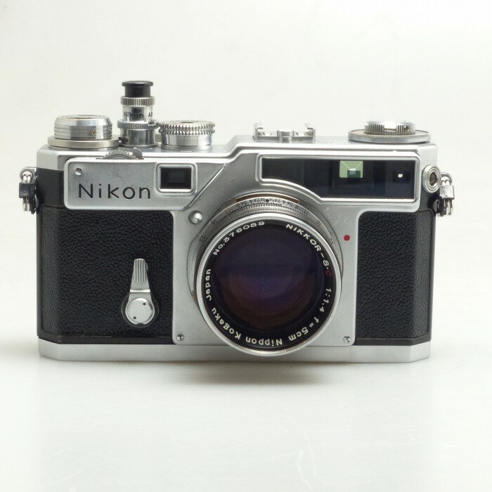 【中古】 (ニコン) Nikon SP シルバー/前期 + ニッコール-S・C5cm/1.4【中古カメラ レンジファインダー】 ランク：B