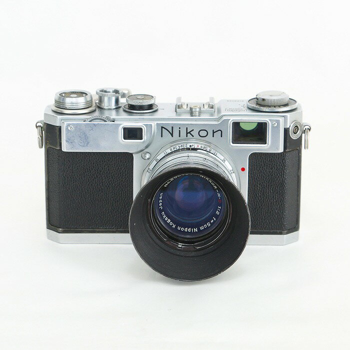 【中古】 (ニコン) Nikon Nikon S2(後期) + ニッコールH・C 5cm/2【中古カメラ レンジファインダー】 ..
