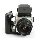 【中古】 (ブロニカ) BRONICA ゼンザブロニカ ETR +AE-II +ゼンザノンMC50/2.8【中古カメラ 中判カメラ】 ランク:C