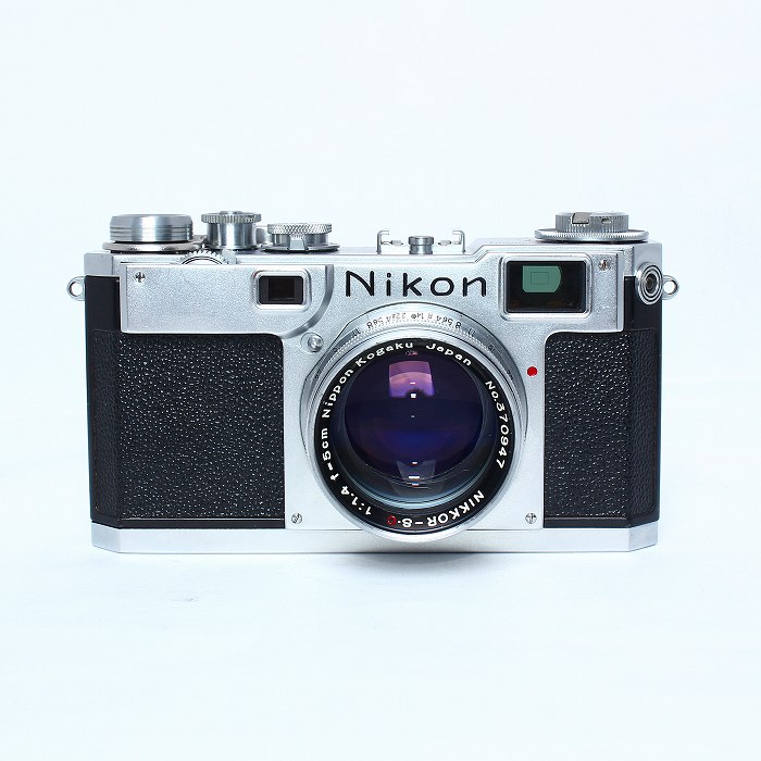 【中古】 (ニコン) Nikon S2前期+NIKKOR-SC50/1.4【中古カメラ レンジファインダー】 ランク：B