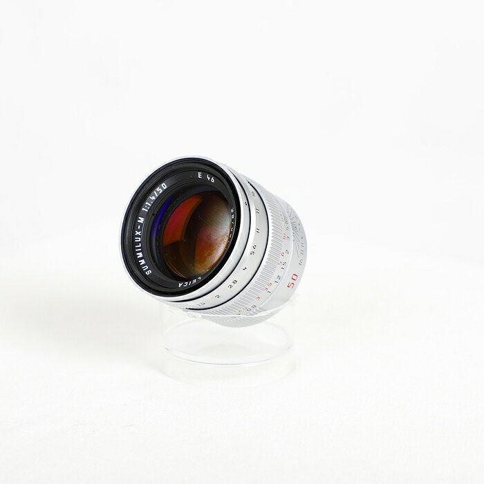 【中古】 (ライカ) Leica ズミルックス M 50/1.4 フード組込 シルバー【中古レンズ レンジファインダー..