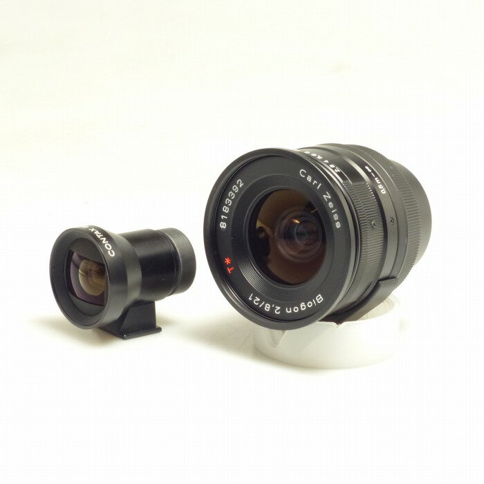 【中古】 (コンタックス) CONTAX G Biogon T 21/2.8 BK ファインダー付き【中古レンズ AFレンズ】 ランク：B