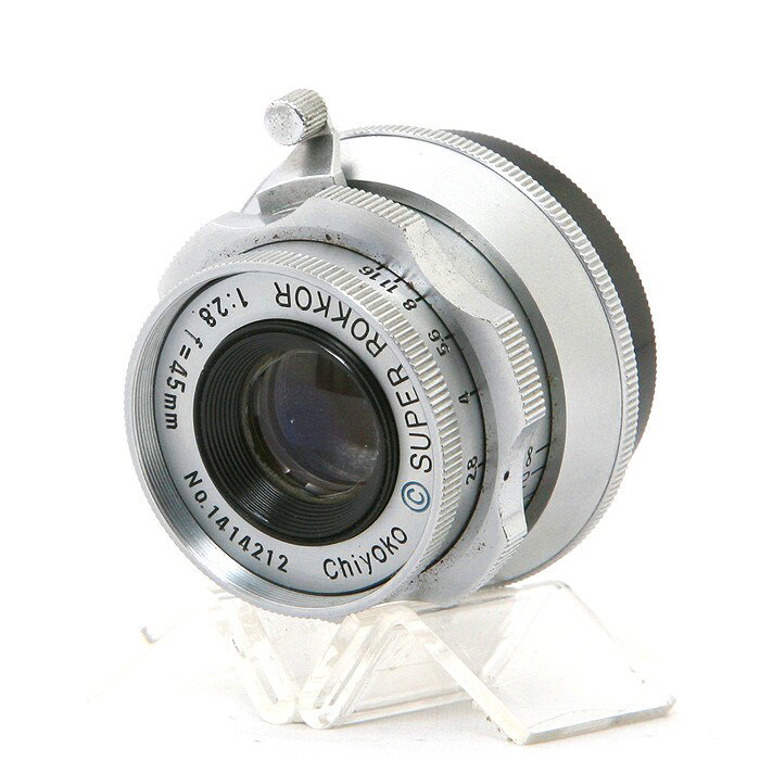 【中古】 (ミノルタ) MINOLTA SUPER ROKKOR 45mm F2.8　後期 (L39)【中古レンズ レンジファインダー用レンズ】 ランク：B