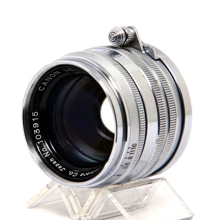 【中古】 (キヤノン) Canon 50/1.8 (L39) 銀鏡筒【中古レンズ レンジファインダー用レンズ】 ランク：B