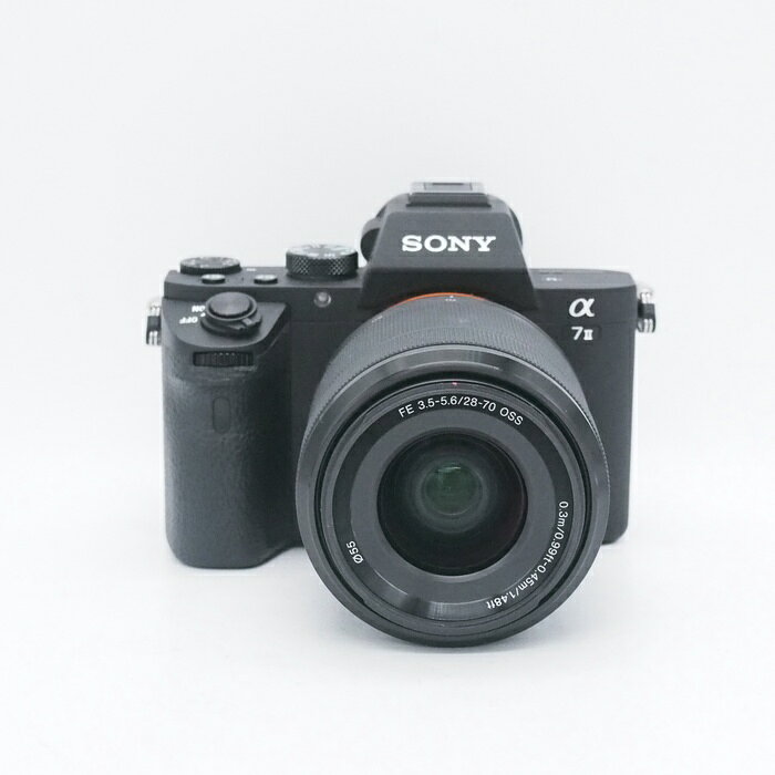 【中古】 (ソニー) SONY α7II ズームレンズキツト [ILCE-7M2K]【中古カメラ デジタル一眼】 ランク：AB