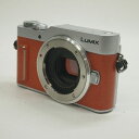 【中古】パナソニック LUMIX DC-GF10 オレンジ ボディ ランク:B「カメラのナニワ 心斎橋1号館在庫」【デジタル一眼】商品コード:2221000152164