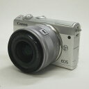 【中古】キヤノン EOS M100/EF-M15-45 IS STM キット ホワイト ランク:B「カメラのナニワ 心斎橋1号館在庫」【デジタル一眼】商品コード:2221000152195