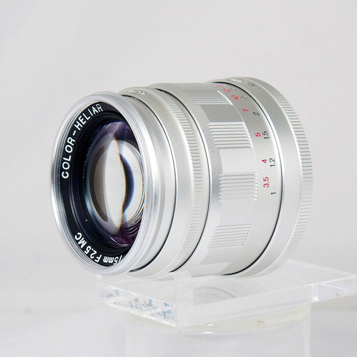 【中古】 (フォクトレンダー) Voigtlander カラーヘリアー 75/2.5 SL（L39)【中古レンズ レンジファイ..