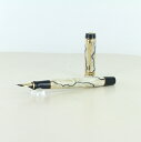 【中古】 (パーカー) Parker デュオフォールド パール&ブラックGT インターナショナル【中古筆記具 中古万年筆】 ランク:B
