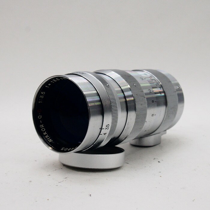 【中古】 (ニコン) Nikon ニッコール Q.C (L) 135/3.5 フィート表記【中古レンズ レンジファインダー用..