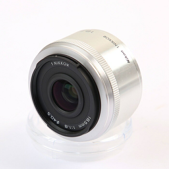 Rakuten - 【中古】 (ニコン) Nikon ニコン 1 NIKKOR 18.5/1.8 シルバー【中古レンズ AFレンズ】 ランク：B
