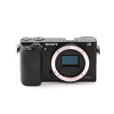 【中古】 (ソニー) SONY α6000 ブラック ボディ ILCE-6000【中古カメラ デジタル一眼】 ランク:AB