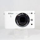 【中古】 (ニコン) Nikon ニコン1 J2 ホワイト【中古カメラ デジタル一眼】 ランク:B