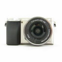 【中古】 (ソニー) SONY α6000 パワーズームレンズキツト(シルバー)【中古カメラ デジタル一眼】 ランク:AB