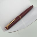 【中古】 (モンブラン) MONTBLANC No24バーガンディ【中古筆記具 中古万年筆】 ランク:B