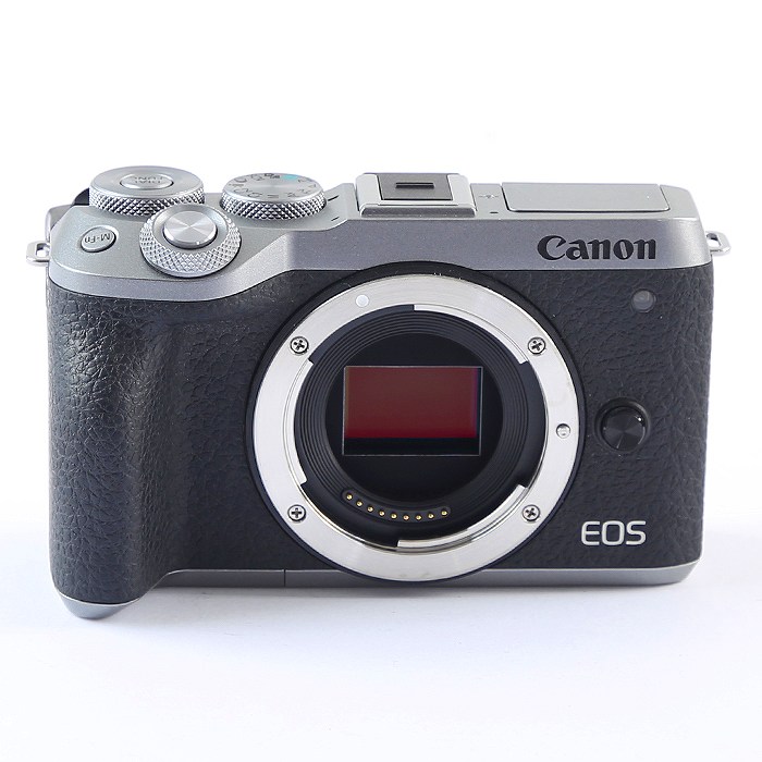 【中古】キヤノン EOS M6 MARK2 シルバー ランク：AB「カメラのナニワ 博多マルイ店在庫」【デジタル一眼】商品コード：2221190050189