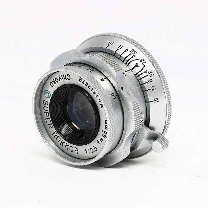 【中古】 (ミノルタ) MINOLTA SUPER ROKKOR 45/2.8 後期 (L39)【中古レンズ レンジファインダー用レン..