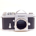 【中古】 (ニコン) Nikon F アイレベル シルバー【中古カメラ フィルム一眼】 ランク:B