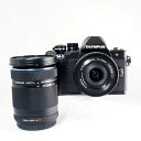 【中古】 (オリンパス) OLYMPUS OM-D E-M10 MarkII EZ Wズームキットブラック【中古カメラ デジタル一眼】 ランク:AB