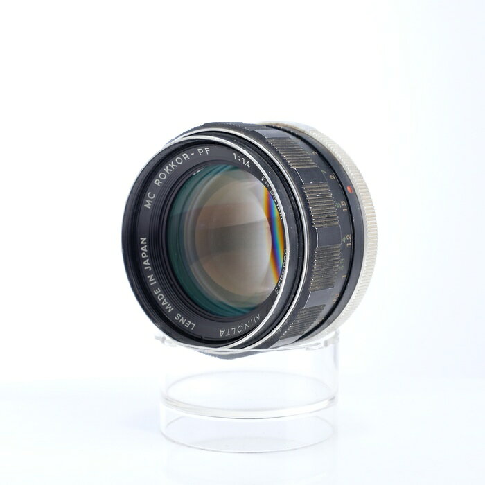 【中古】 (ミノルタ) MINOLTA MC ROKKOR-PF 58/1.4 (SR)【中古レンズ MFレンズ】 ランク：B